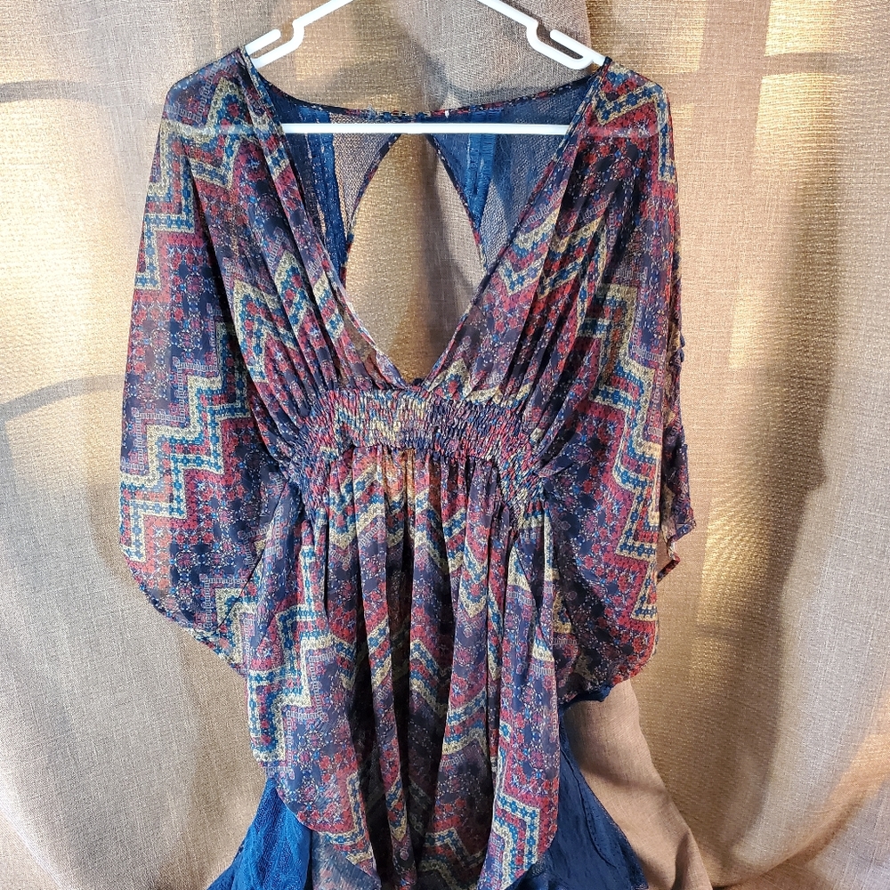 Jessica Simpson Sheer Mini Dress